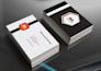 create digital luxury business and visiting card design